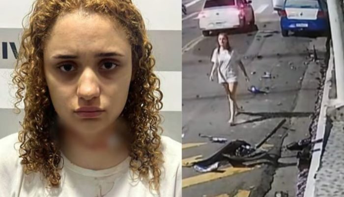 Geovanna mandou diversas mensagens de ameaças as vítimas — Foto: Geovanna mandou