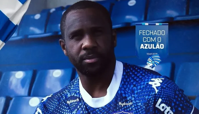 Foto: Léo Itaperuna é oficializado pelo Olaria (Foto: Igor Reis-Olaria AC)