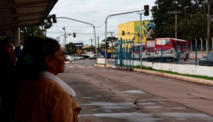 Passageiros do transporte coletivo de Campo Grande — Foto: Passageiros do transp