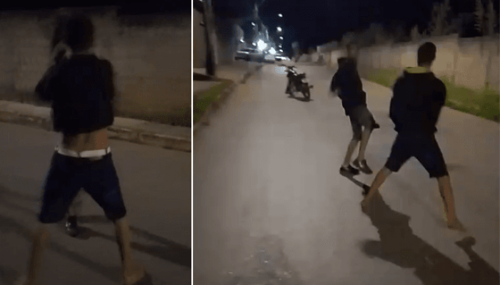 Briga de rua deixa jovem morto no DF — Foto: Briga de rua deixa jovem morto no D