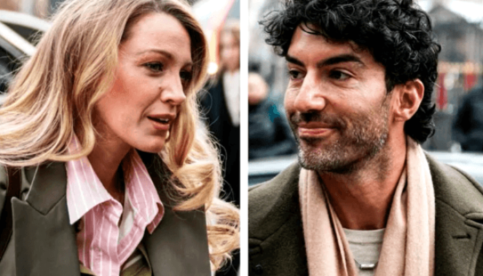 Momento de Blake Lively e Justin Baldoni na saída de audiência de conciliação —