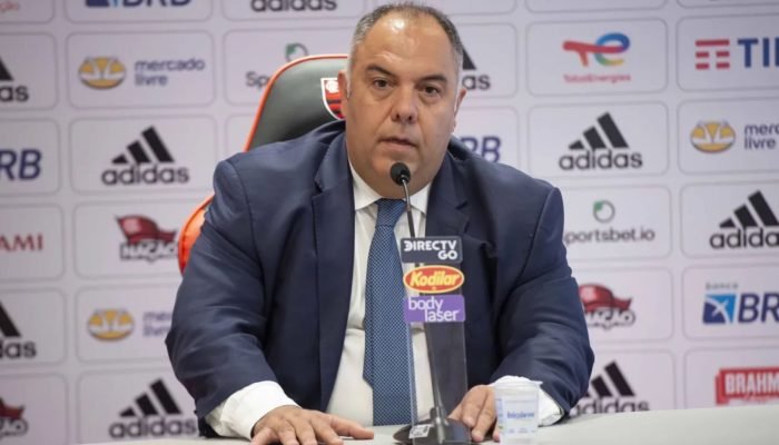 Marcos Braz, vice de futebol do Flamengo — Foto: Marcos Braz, vice de futebol do