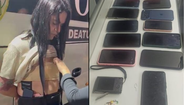 Foto: Mulher é presa com celulares furtados no Lollapalooza em São Paulo