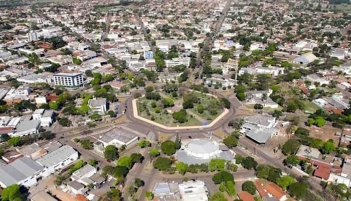 Imagem aérea de Naviraí — Foto: Imagem aérea de Naviraí. (Divulgação)