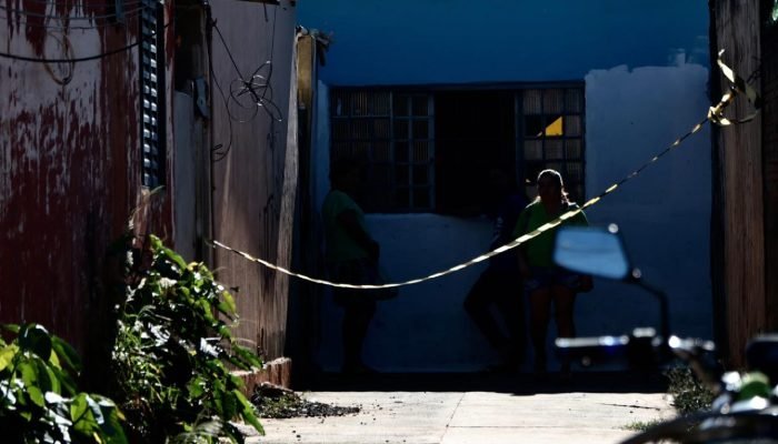 Local onde ocorreu o crime. (Foto: Pietra Dorneles, Midiamax)