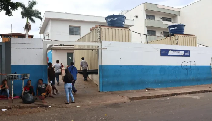 Centro POP fica na Rua Joel Dibo. — Foto: Centro POP fica na Rua Joel Dibo. (Fot