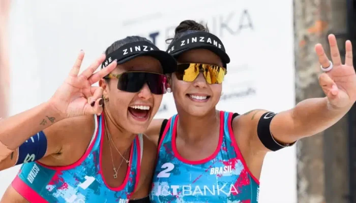 Thâmela e Vic (Foto: ostrava_beach_pro)