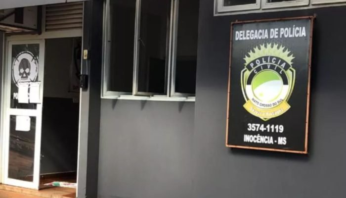 Foto: Delegacia de Polícia Civil de Inocência. (Foto ilustrativa: Divulgação/ Po