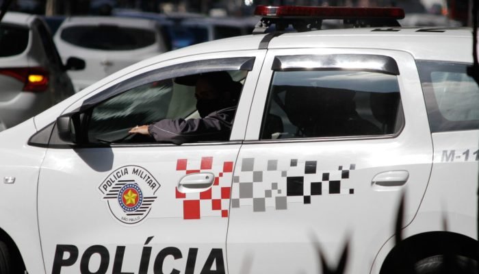 Foto: 1 de 1 Policia Militar de São Paulo PMSP PM SP durante policimento na capi