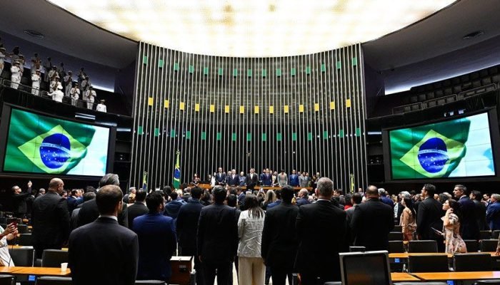 Plenário do Senado na abertura dos trabalhos em 2026 — Foto: Plenário do Senado