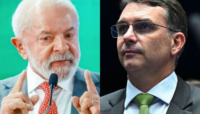 Foto: Presidente Lula (PT) e senador Flávio Bolsonaro (PL-RJ) Divulgação | Ricar