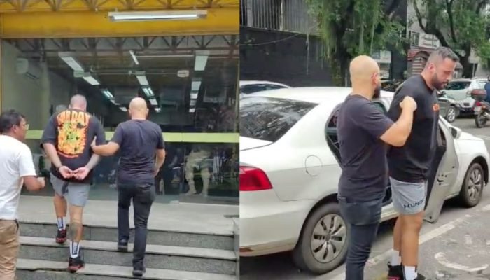 Segundo a Polícia, suspeito possui cerca de 20 anotações por estelionato — Foto: