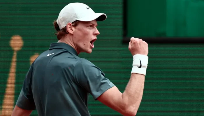 Sinner é campeão em Monte Carlo — Foto: Sinner é campeão em Monte Carlo