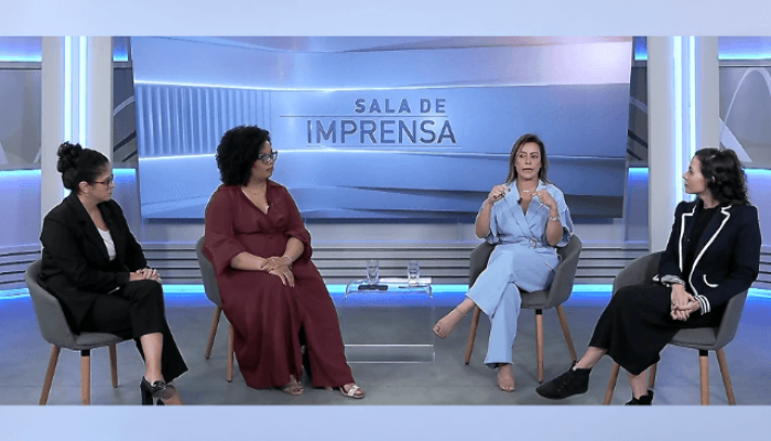 Foto: Senadora Soraya Thronicke em entrevista ao Sala de Imprensa do SBT News |