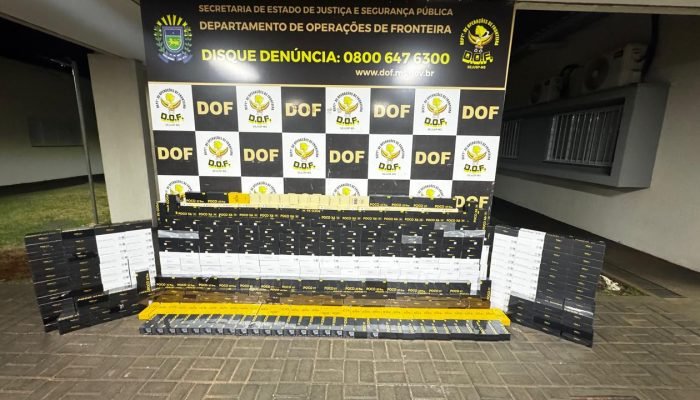 Dourados: DOF apreende celulares contrabandeados em carreta