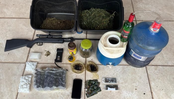 Em Três Lagoas, policiais de MS e SP prendem suspeito com maconha e arma