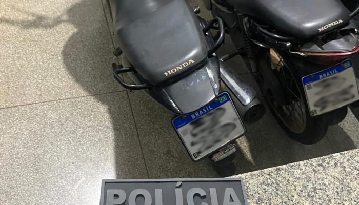 PM recupera motos furtadas em Três Lagoas
