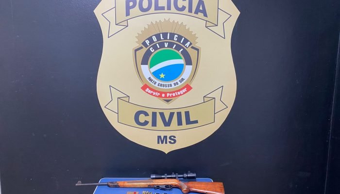 Polícia Civil prende homem e apreende armas de uso restrito em Mundo Novo