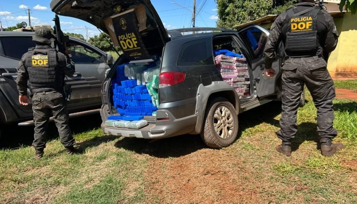 DOF apreende mais de 1 tonelada de drogas em Dourados
