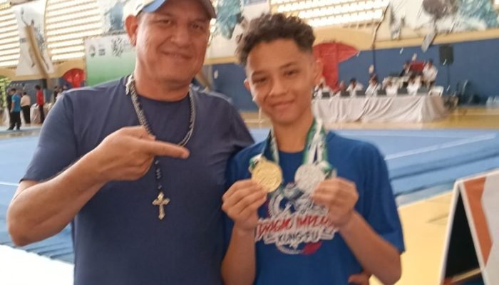 Artur Delgado conquista ouro e prata no 35º Campeonato Brasileiro de Kung Fu Wushu