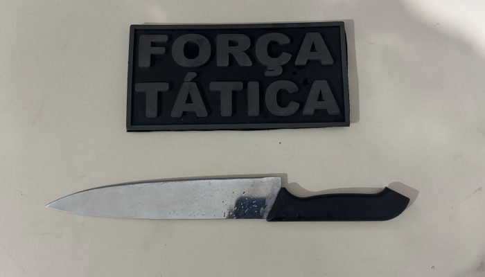Polícia Militar de Três Lagoas prende autor de ameaça com faca