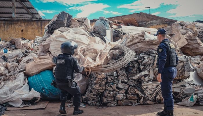 Foto: Operação tem ações realizadas em ferros-velhos - Foto: PrefCG