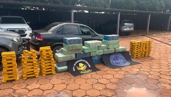 Foto: Ilícitos apreendidos. (Foto: Polícia Federal)