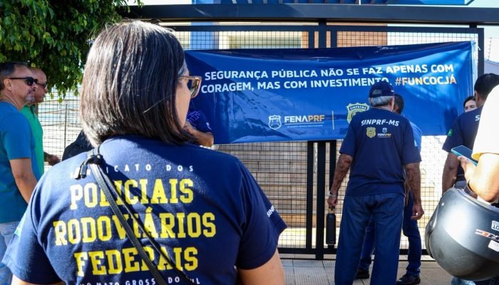Foto: Manifestação PRF - Dinheiro para combater o crime organizado - Foto: Pietr