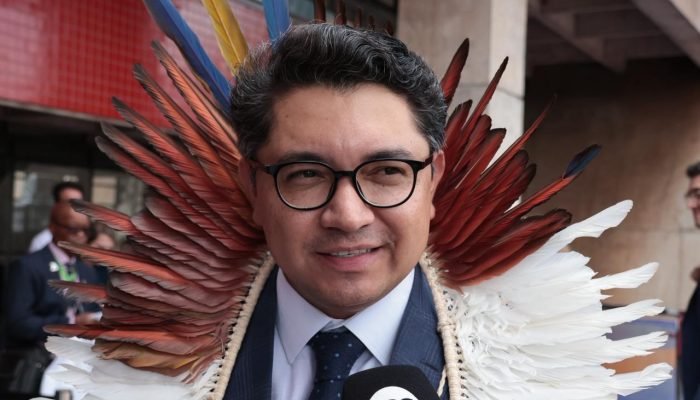 Eloy Terena, ministro dos Povos Indígenas. (Foto: Madu Livramento, Jornal Midiam