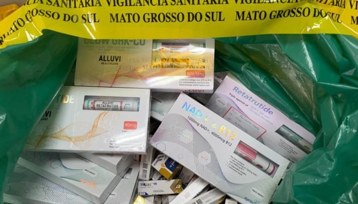 Canetas apreendidas — Foto: Canetas apreendidas - Foto: Divulgação/SES