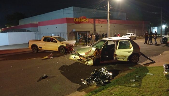 Motorista morreu em acidente na Rua Sunko Yonamine. (Foto: Leitor Midiamax)