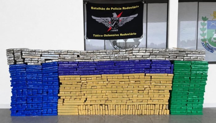 Cerca de 829 kg de maconha foram apreendidos — Foto: Cerca de 829 kg de maconha