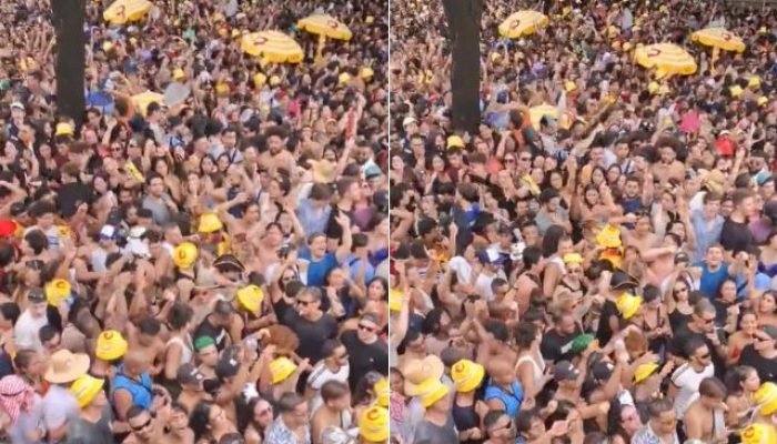 Bloco Skol, em São Paulo, onde se apresentou o DJ escocês Calvin Harris — Foto: