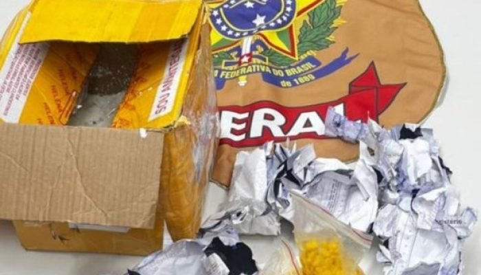 PF apreende comprimidos de substância entorpecente sintética em ação conjunta com os Correios