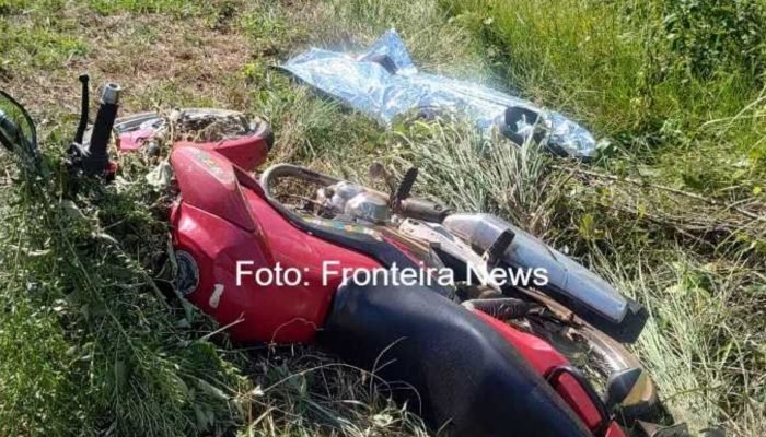 Acidente aconteceu na tarde deste domingo. Foto: Fronteira News.