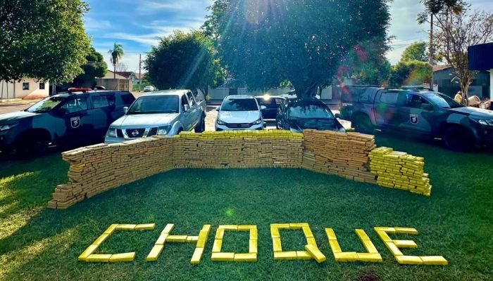 Batalhão de Choque apreendeu mais de uma tonelada de entorpecentes. (Foto: Fala