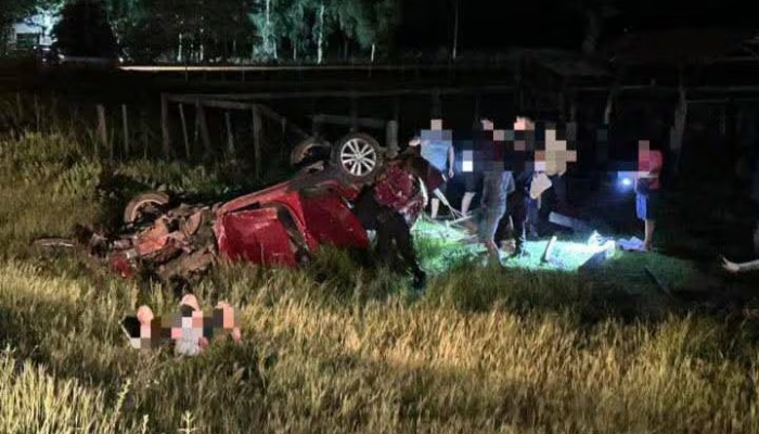 Grave acidente de trânsito mata dois membros da mesma família no Paraguai