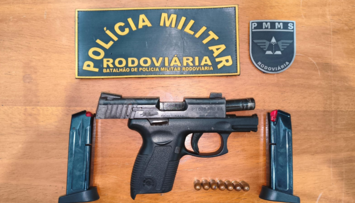 Homem é preso em Anaurilândia por posse ilegal de arma com numeração raspada