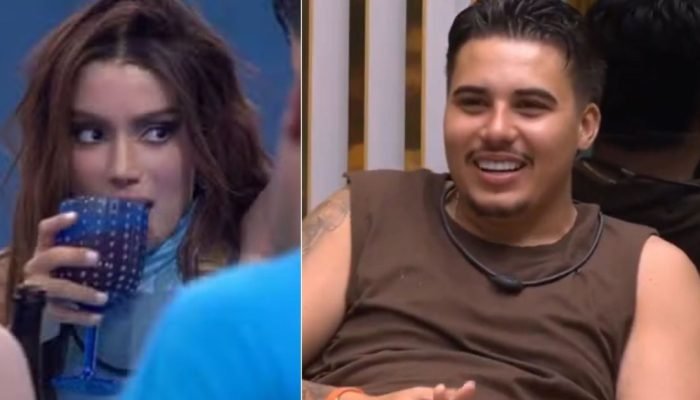 Pedro fala sobre o drink que preparou para Anitta na festa do BBB 26 — Foto: Ped