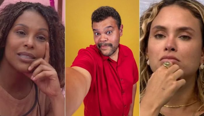 Sol Vega, Babu Santana e Sarah Andrade estão no quarto Paredão do BBB 26 — Foto: