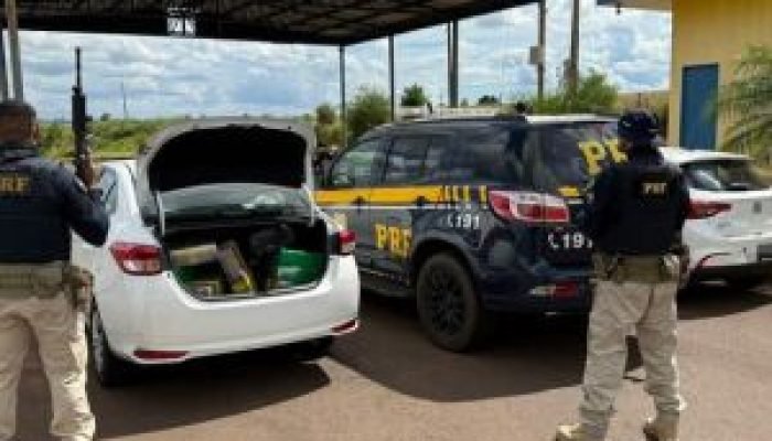 PRF Intercepta 280 kg de Droga e Prende Comparsa