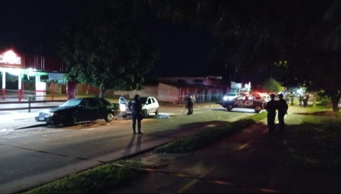 Foto: Crime aconteceu na madrugada na Avenida Cafezais (Fala Povo Midiamax)