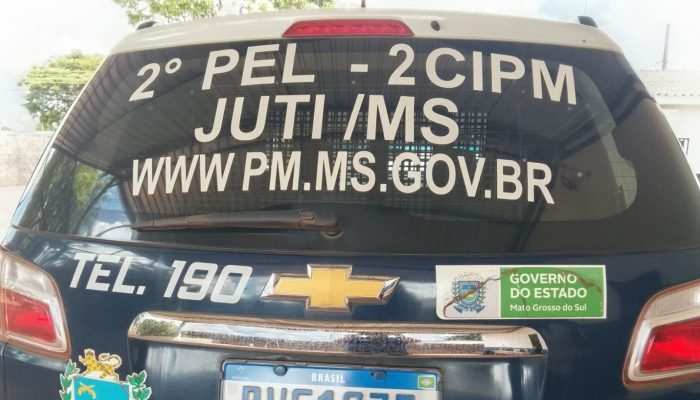 Foto: Viatura policial de Juti - Foto: Divulgação