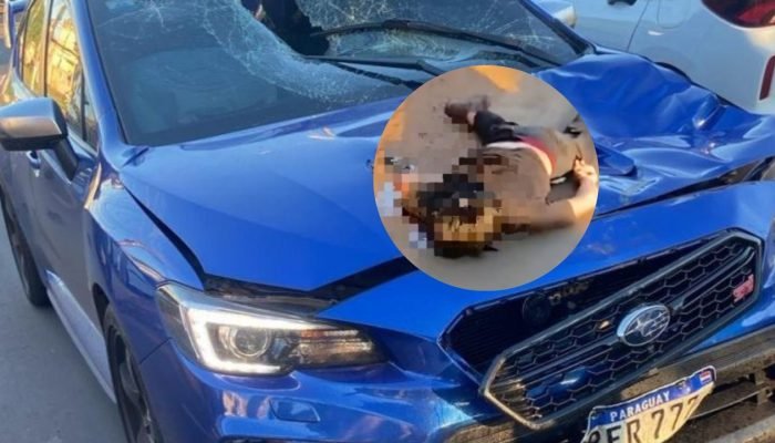 Foto: Motociclista ficou gravemente ferido. (Foto: Reprodução/ Ponta Porã News)