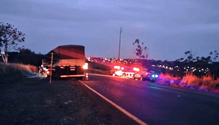 BR-163: jovem indígena morre atropelada por carreta em Itaquiraí