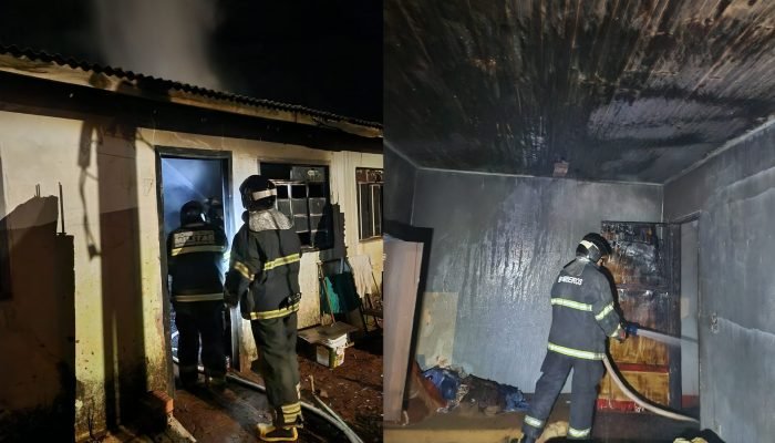 Bombeiros Apagam Incêndio em Residência em Naviraí