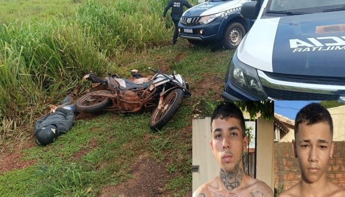 Polícia Militar de Naviraí recupera moto furtada e prende dois jovens