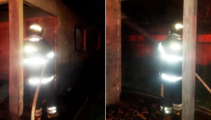 Incêndio destrói residência no bairro Varjão, em Naviraí
