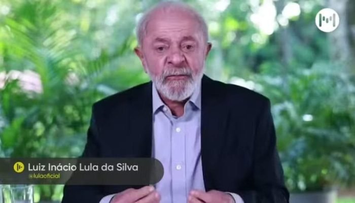 Lula participa de entrevista a rádio da Bahia. — Foto: Reprodução/ CanalGov