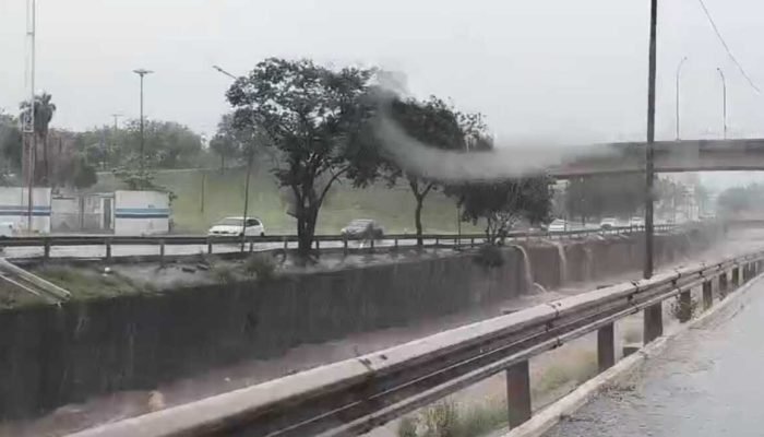 Avenida Ernesto Geisel em Campo Grande Sofre Risco de Transbordamento Após Temporal